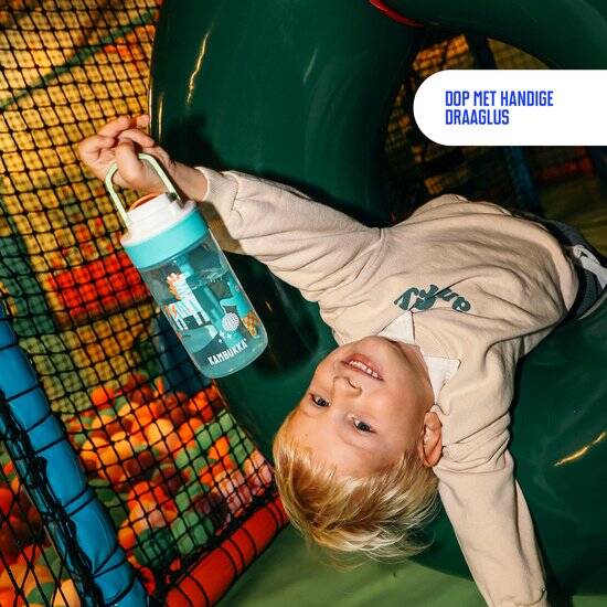 Kambukka Lagoon Drinkfles voor kinderen 400ml Disco Zoo - met geïntegreerd rietje - drinkbus kinderen - drinkbeker voor school - Afbeelding 5