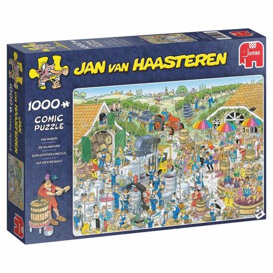 Jan van Haasteren - De Wijngaard - 1000 stukjes puzzel - Legpuzzel