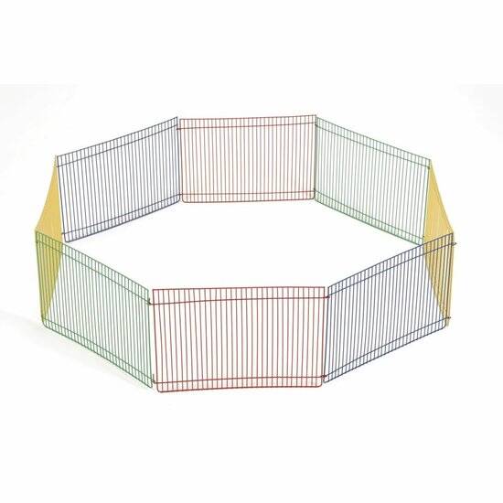 Beeztees - Knaagdierenren - 8 Panelen - 23x34 cm, diam. 85 cm
