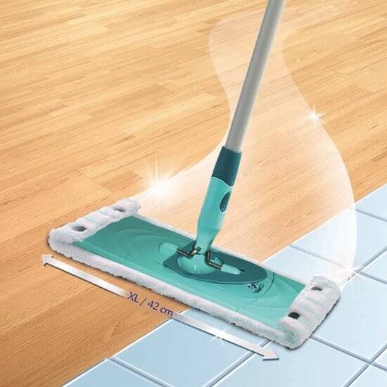Leifheit Clean Twist XL / Combi Clean XL - vloerwisser vervangingsdoek met drukknoppen – Micro Duo – 42 cm - Afbeelding 5