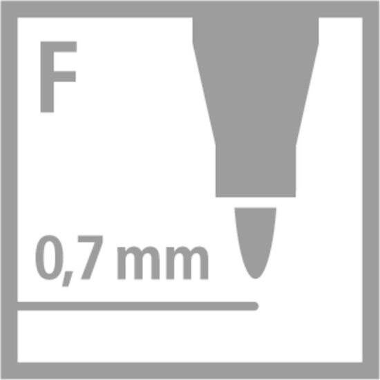 STABILO Trio A-Z - Viltstift - Met Ergonomische Driekantige Gripzone - Etui Met 30 kleuren - Afbeelding 4