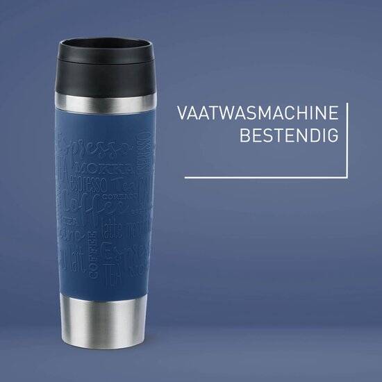 Tefal Travel Mug - Thermosfles - 500ml - RVS Donkerblauw - Lekvrij - Geschikt voor Warme en Koude Dranken - Afbeelding 6
