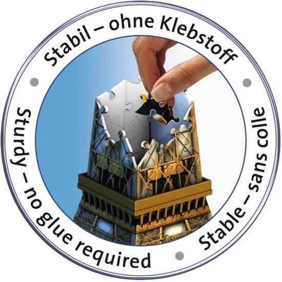 Ravensburger Eiffeltoren - 3D Puzzel gebouw van 216 stukjes - Afbeelding 3