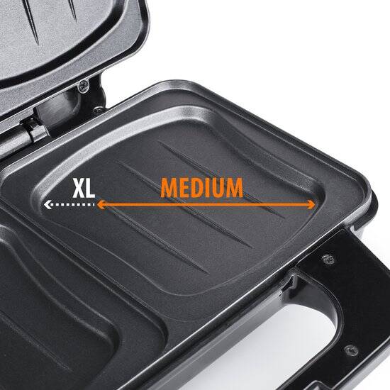 Tristar SA-3060 - Tosti apparaat 900W - Voor 2 tosti's met schelpvorm - Anti aanbaklaag - Afbeelding 3