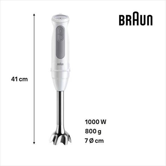 Braun MultiQuick 5 MQ50.001.M - Staafmixer - Wit - Afbeelding 2