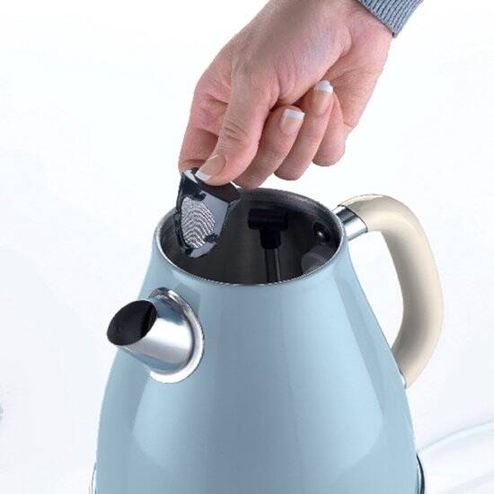 Ariete 2868/05 - Vintage waterkoker - 1 liter inhoud - 1630 Watt - draadloos - blauw - Afbeelding 4