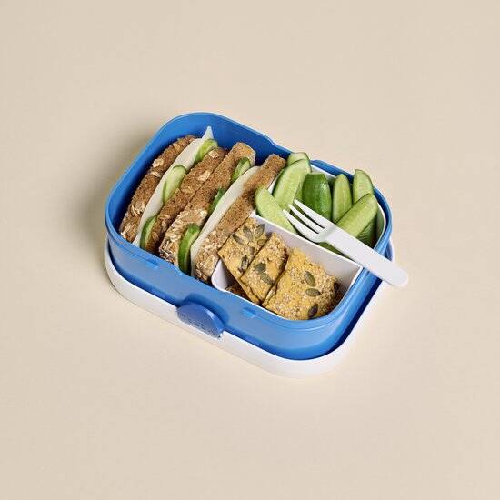 Mepal lunchset (pop-up fles & lunchbox) Campus - 400 + 750 ml - Broodtrommel en Drinkbeker voor kinderen - Bento box - Pop-up drinkfles - Spiderman - Afbeelding 2