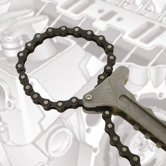 Oliefiltersleutel met ketting - Afbeelding 3