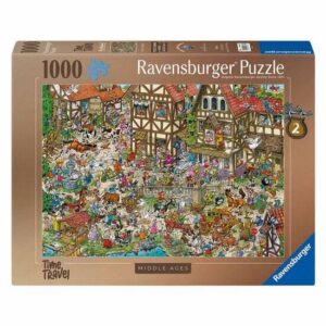 Ravensburger Ray's Comic Series - Time Travel 2 - Middle Ages - 1000 stukjes Legpuzzel