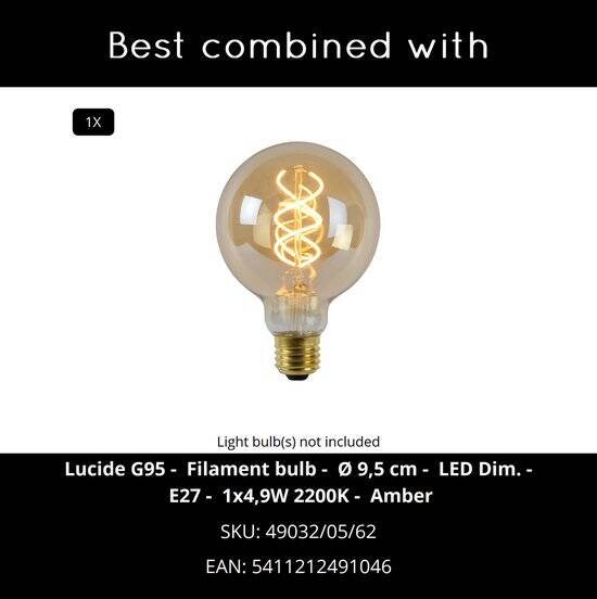 Lucide SCOTT - Wandlamp - 1xE27 - Wit - Afbeelding 4