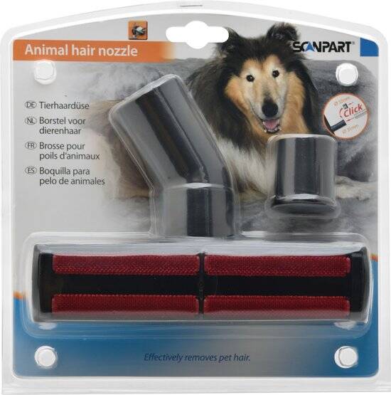 Scanpart stofzuigermond voor dierenharen 32 en 35 mm - Voor het verwijderen van honden en katten haar - Cat and dog - Geschikt voor AEG Bosch Electrolux Miele Moulinex Nilfisk Panasonic Philips Rowenta Siemens - Universeel