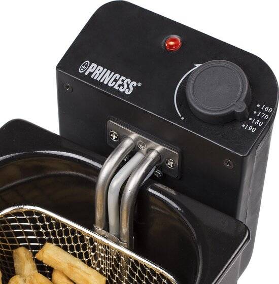 Princess Friteuse 182727 - 3 liter - Koude zone - Frituurpan - 2000W - Zwart - Beste Koop Consumentengids Augustus 2025 - Afbeelding 6