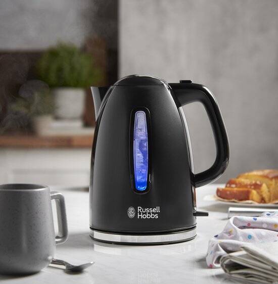 Russell Hobbs Textures Plus+ 22591-70 - Waterkoker - Zwart - Afbeelding 4