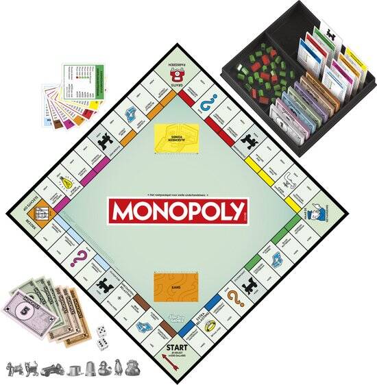 Monopoly Classic Bordspel Vernieuwde editie - NL Editie - Gezelschapsspel - Afbeelding 2