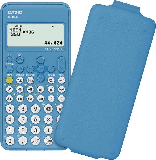 Casio fx-82NL rekenmachine - wetenschappelijke rekenmachine - voor de middelbare school - Afbeelding 2