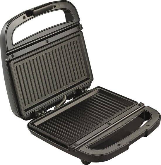 Tefal Croc Time SM193D - Tosti-apparaat - Anti-aanbaklaag - Veilig in gebruik - Compact Design - 700W - RVS - Afbeelding 2