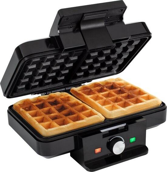 Tristar Wafelijzer - WF-1165 - 1000W - 2 wafels - Anti aanbaklaag - PFAS-vrij - Afbeelding 3