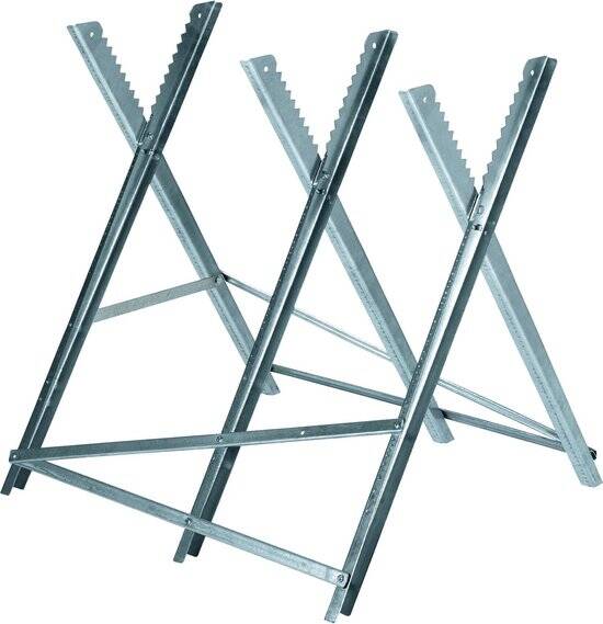 Einhell Zaagbok - Max. belasting: 150 kg - Lengte: ca. 80 cm - Inklapbaar - Max. diameter houtblokken: Ø30 cm - 3 werkhoogtes: 60, 64 en 68 cm