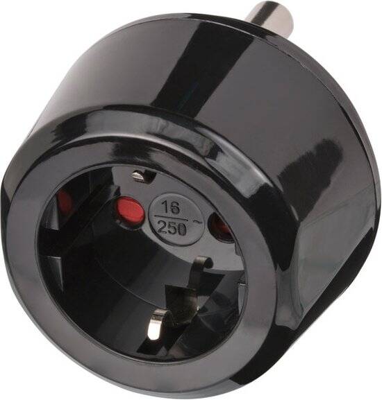 Travel Adapter met aarding => Zuid-Afrika, Indië - Afbeelding 2