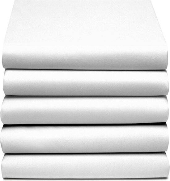 Cinderella Hoeslaken - Geschikt voor Boxspring - Jersey - 80/90x220 of 100x200 cm - tot 25 cm - Wit - Afbeelding 4