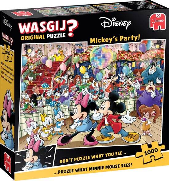 Wasgij Original - Disney - Mickey's Feestje! - 1000 stukjes - Legpuzzel - Puzzel - Afbeelding 2