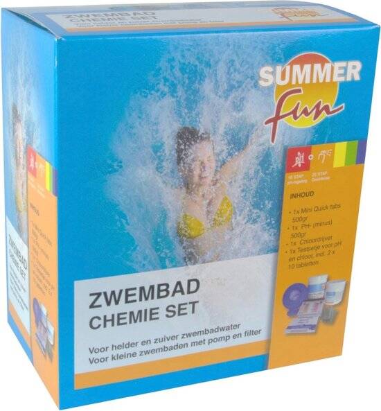 Summer Fun Startset Chemie - Zwembad onderhoud voor 3.000 tot 7.000 liter