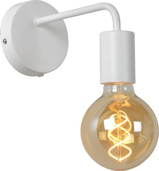Lucide SCOTT - Wandlamp - 1xE27 - Wit - Afbeelding 2