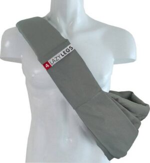 4LazyLegs Pocket Draagzak - Hele Kleine Honden - Tot 15kg - 30x20x8 - Basic Grey