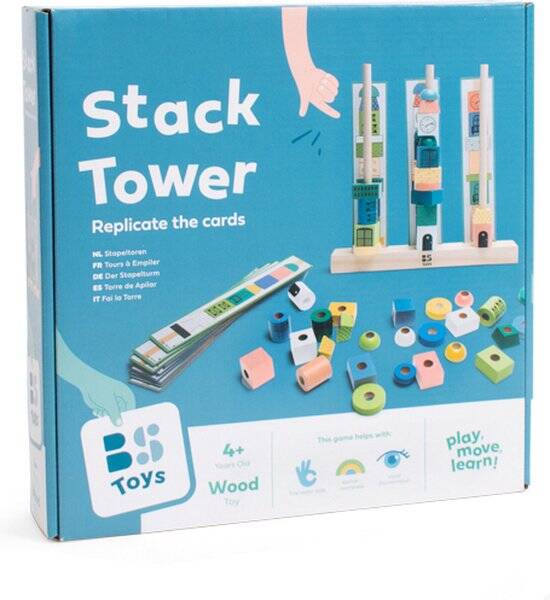 BS Toys Stapeltorens - Hout