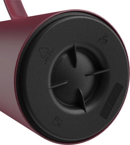 Tefal Motiva N4170210 Thermoskan - 1L - Donkerrood - Isolerend - Lekvrij - Stijlvol Design - Afbeelding 3