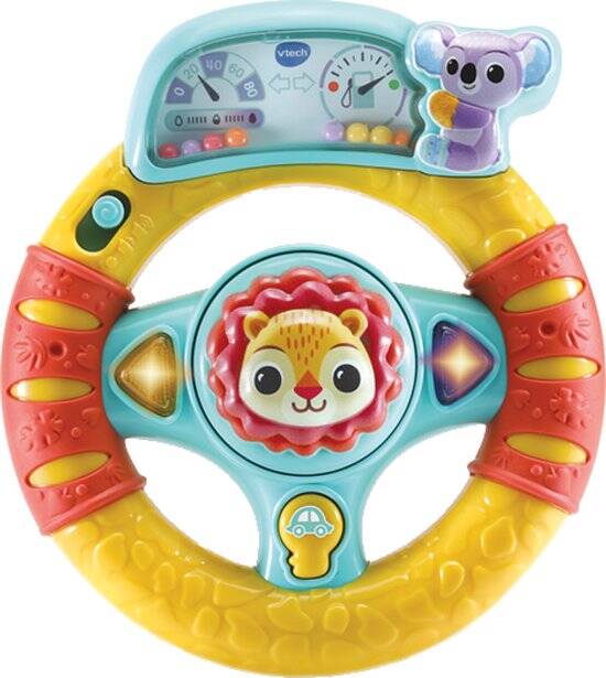 VTech Dierenvriendjes Toeter & Draai Stuurtje - Cadeau - Educatief Babyspeelgoed - Cadeau - 6 tot 36 Maanden - Afbeelding 2