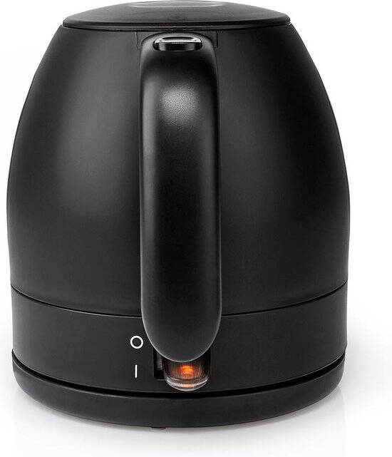 Nedis Waterkoker - 1.0 l - Kunststof - Zwart - 360 graden draaibaar - Verborgen verwarmingselement - Strix-controller - Droogkookbeveiliging - Afbeelding 4