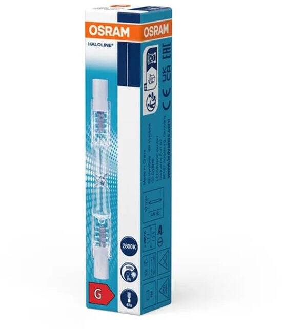 Osram Halogeenlamp R7s 48W 2900K 750lm 230V - 78mm - Warm Wit - Afbeelding 3