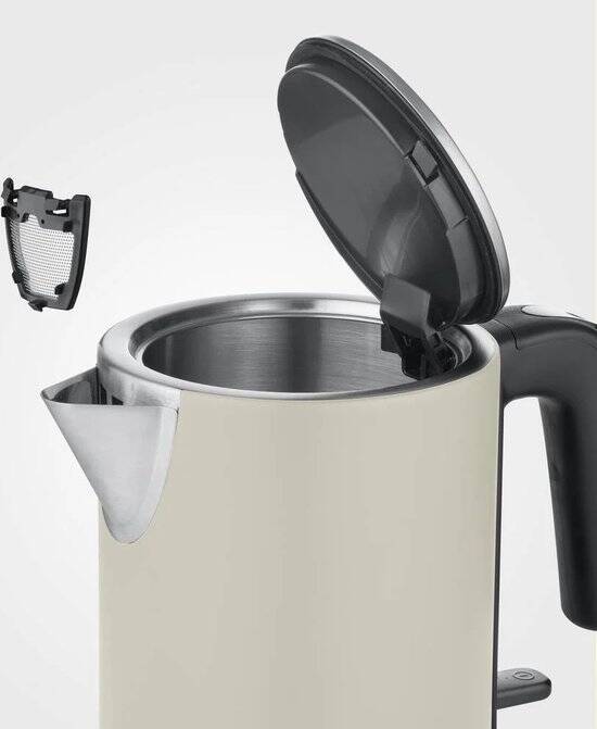 Severin 9577 Waterkoker BPA-vrij, Controlelampje Beige, Zwart - Afbeelding 2