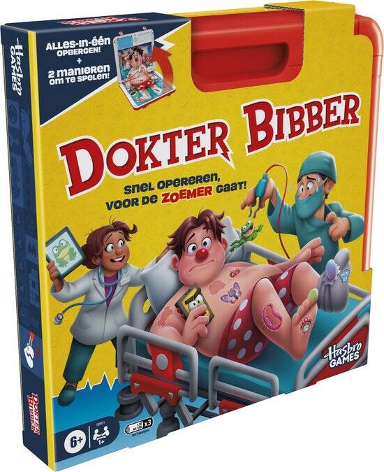 Dokter Bibber Vernieuwde Editie - Bordspel - Gezelschapsspel - Afbeelding 5