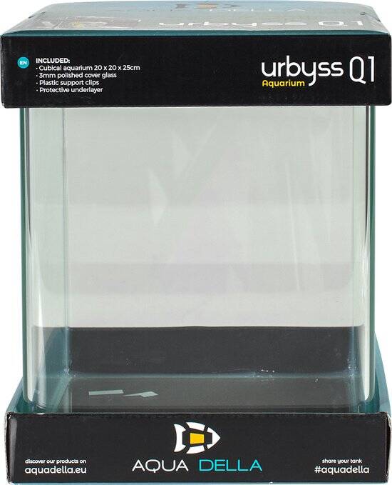 Aqua Della - Aquarium - URBYSS Q1 10L - 20x20x25CM