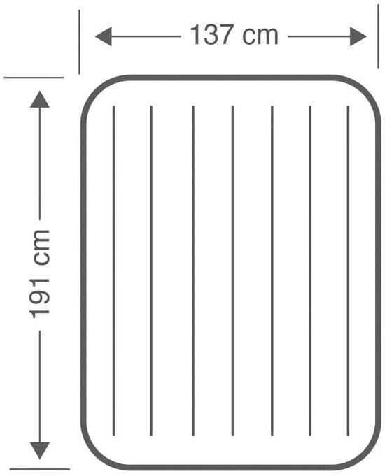Intex Full Dura-Beam Single-High Luchtbed - 191x137x25 cm - Afbeelding 4