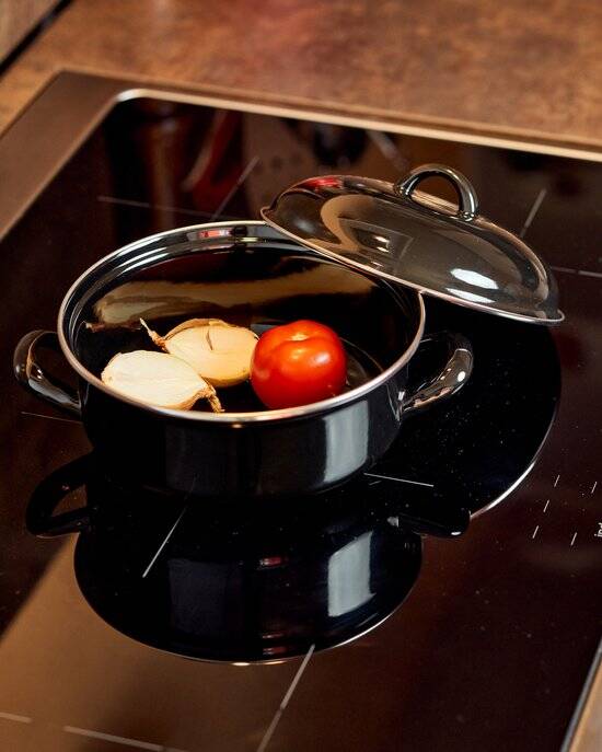 CasaLupo Emaille Braadpan Cooking - ø 22 cm / 3 Liter - Afbeelding 4