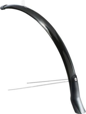 Eurofender Voorspatbord 28"""" - Compact montagesysteem - Zwart kunststof - 58 mm breed