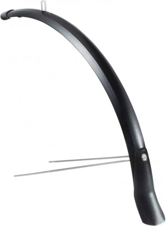 Eurofender spatbord 28 inch - voorspatbord - mat zwart - 51 mm breed