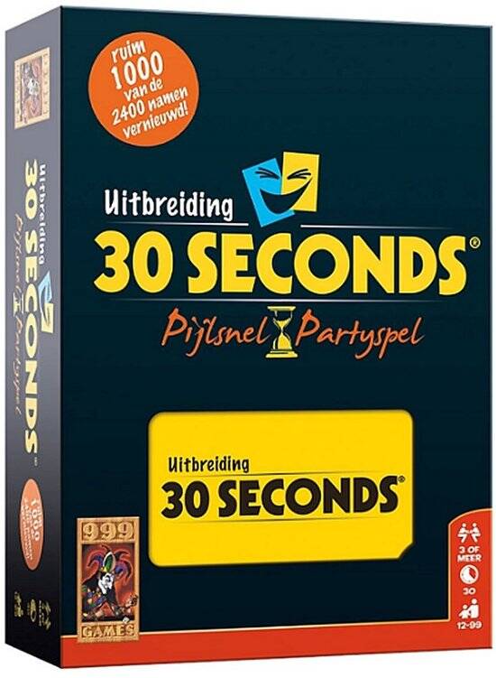 999 Games - 30 Seconds ® Uitbreiding Bordspel - Partyspel - Upgradeset met 240 kaarten - Afbeelding 3