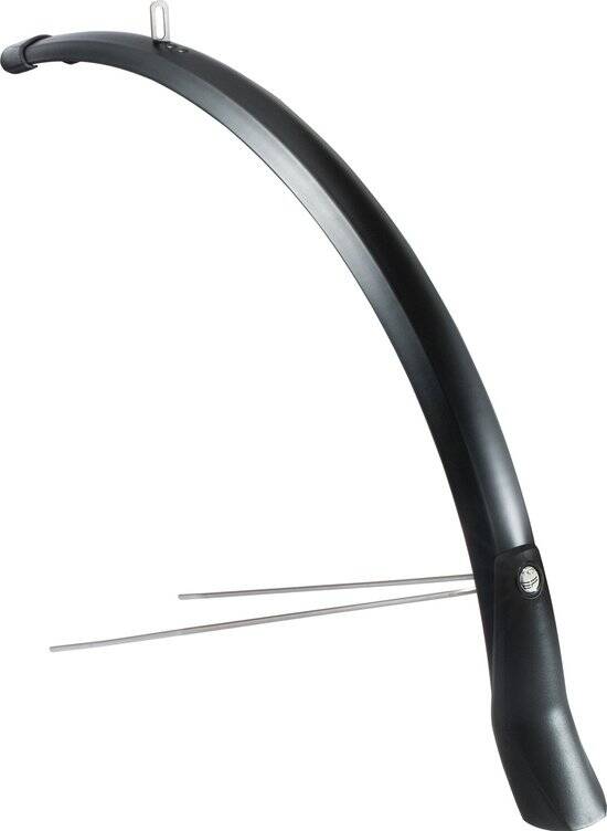 Eurofender spatbord 28 inch - voorspatbord - mat zwart - 51 mm breed - Afbeelding 2