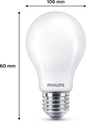 Philips LED Lamp Mat - 100 W - E27 - Dimbaar warmwit licht