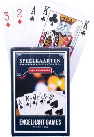 Longfield Speelkaarten Geplastificeerd – Duurzaam Kaartspel met 4 Indexen – Voor Kaartspellen, Gezelschapsspellen & Familiespel – Longfield Games
