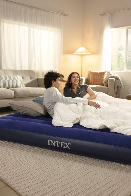 Intex King Dura-Beam Classic Downy Luchtbed - 203x183x22 cm - Afbeelding 4