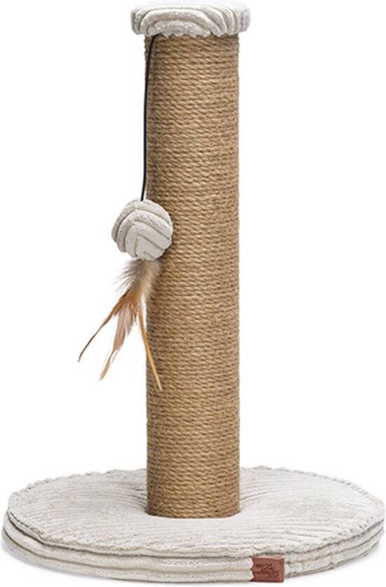 Designed by Lotte Ribbed - Krabpaal - Lichtgrijs - 35x35x50 cm