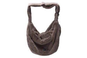 Designed by Lotte Laki - Draagtas Hond - Taupe - 48x20x35 cm