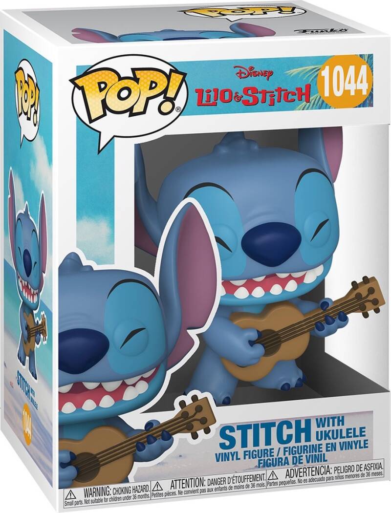 Funko Pop! Disney Stitch met Ukelele - Lilo & Stitch Figuur - 9 cm - #1044