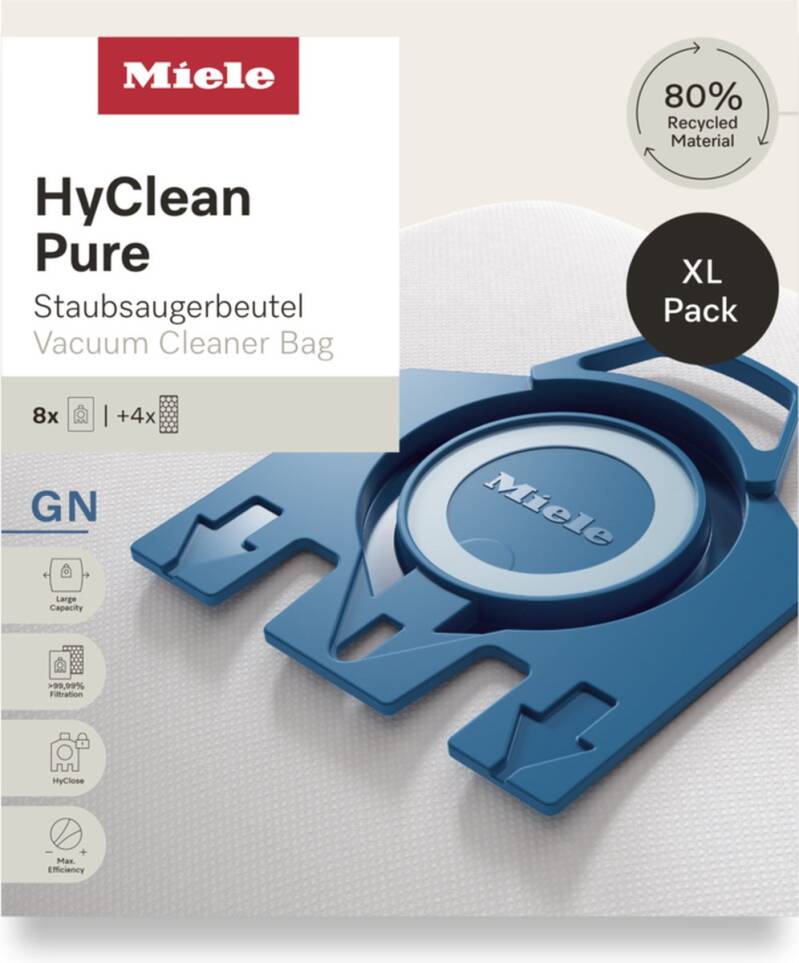 Miele GN HyClean Pure XL - Stofzuigerzakken - 8 stuks