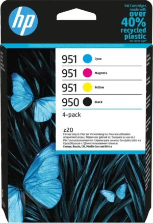 HP 950/951 4-pack zwart en kleur (Origineel)